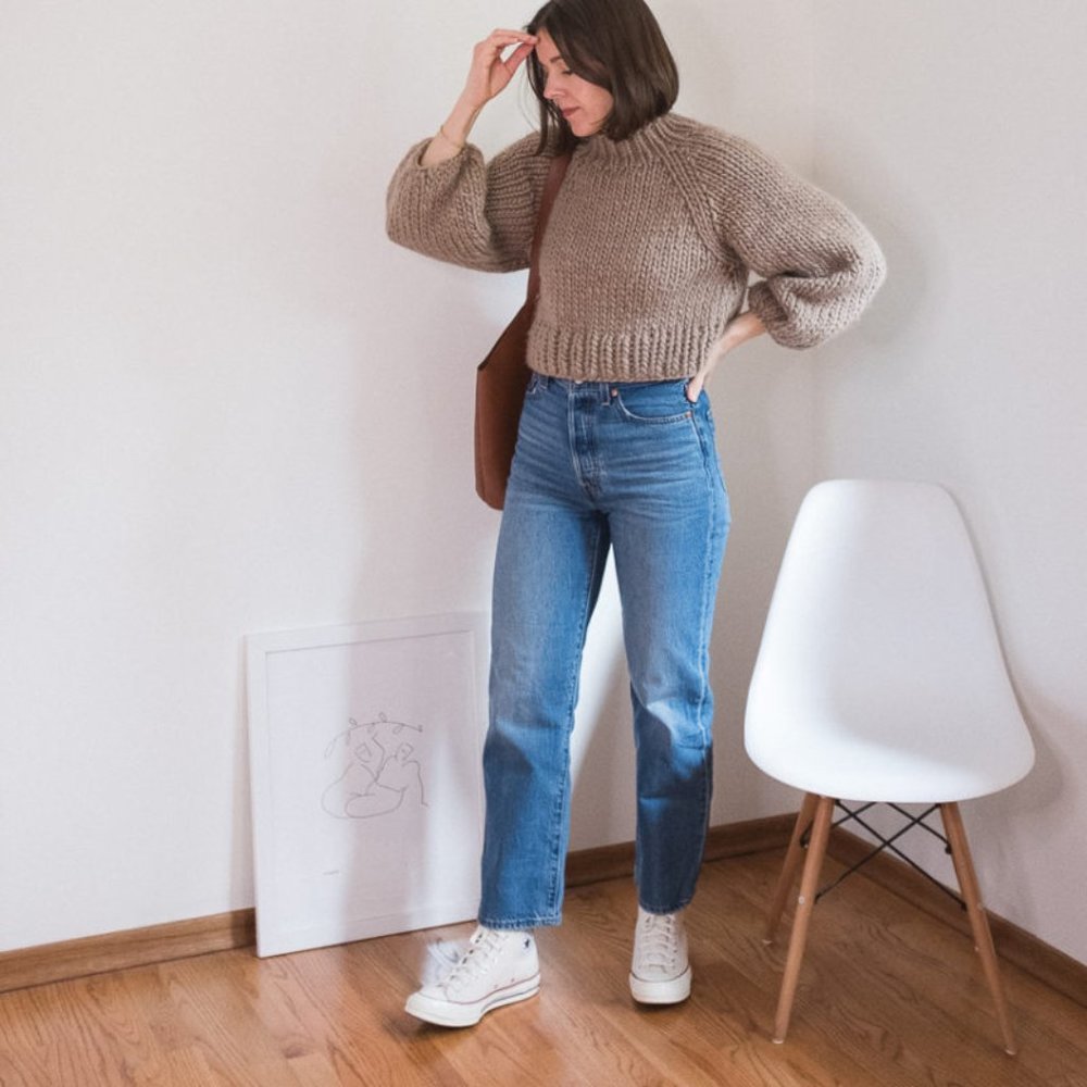 Levi's Ribcage high rise jeans!